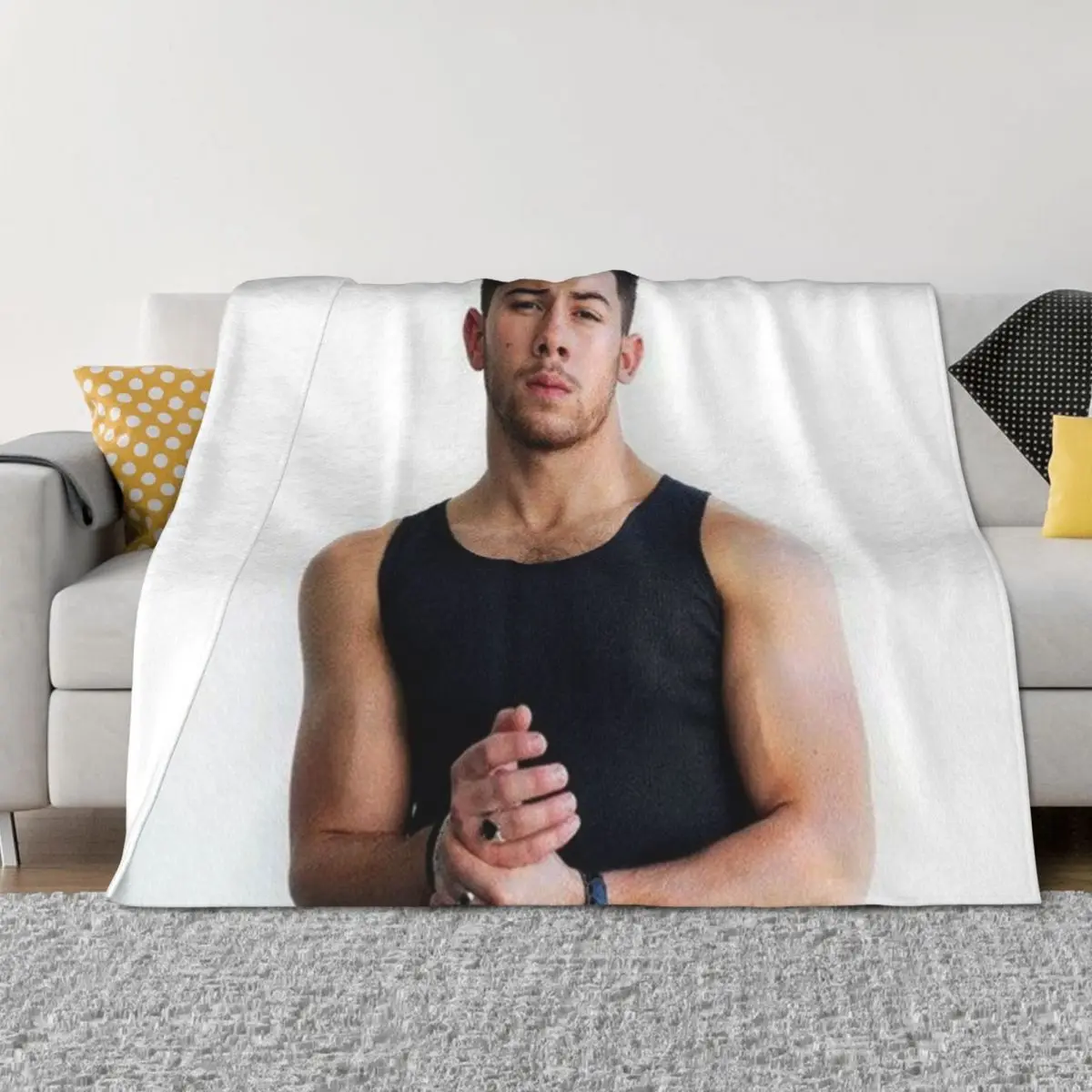

Nick Jonas Throw Blanket For Sofa Thin decorative Blankets For Sofas Vintage Blankets