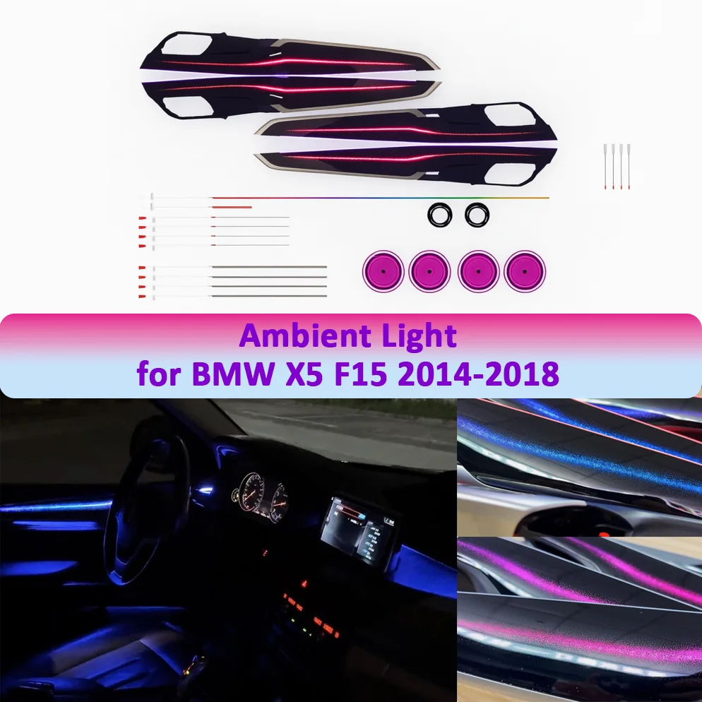 

ZYCELA Dynamic Colorful Symphony Ambient Ceiling Light For BMW X5 F15 2014-2018 LED Interior Atmosphere Lamp New