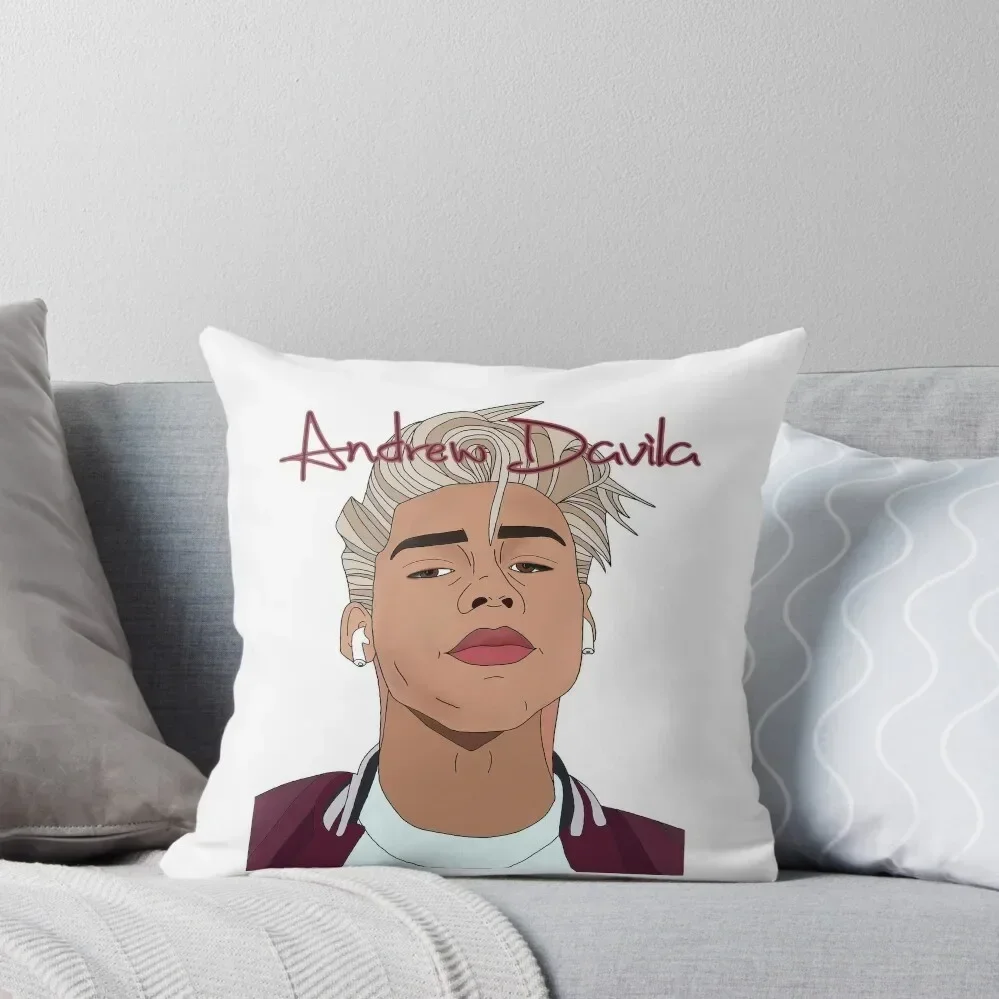 

Andrew Davila Throw Pillow christmas cushions covers Cushions Cover Pillow Decor anime girl pillow