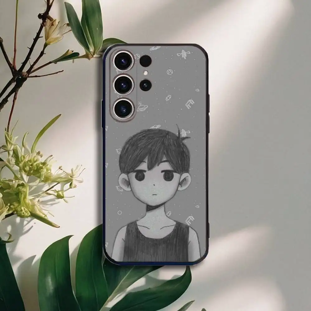 حافظة هاتف Game O-Omori لهاتف SamsungS25,24,21,22,23,30,Ultra,20,Plus,Fe,Lite,not,10,9,5G غطاء أسود
