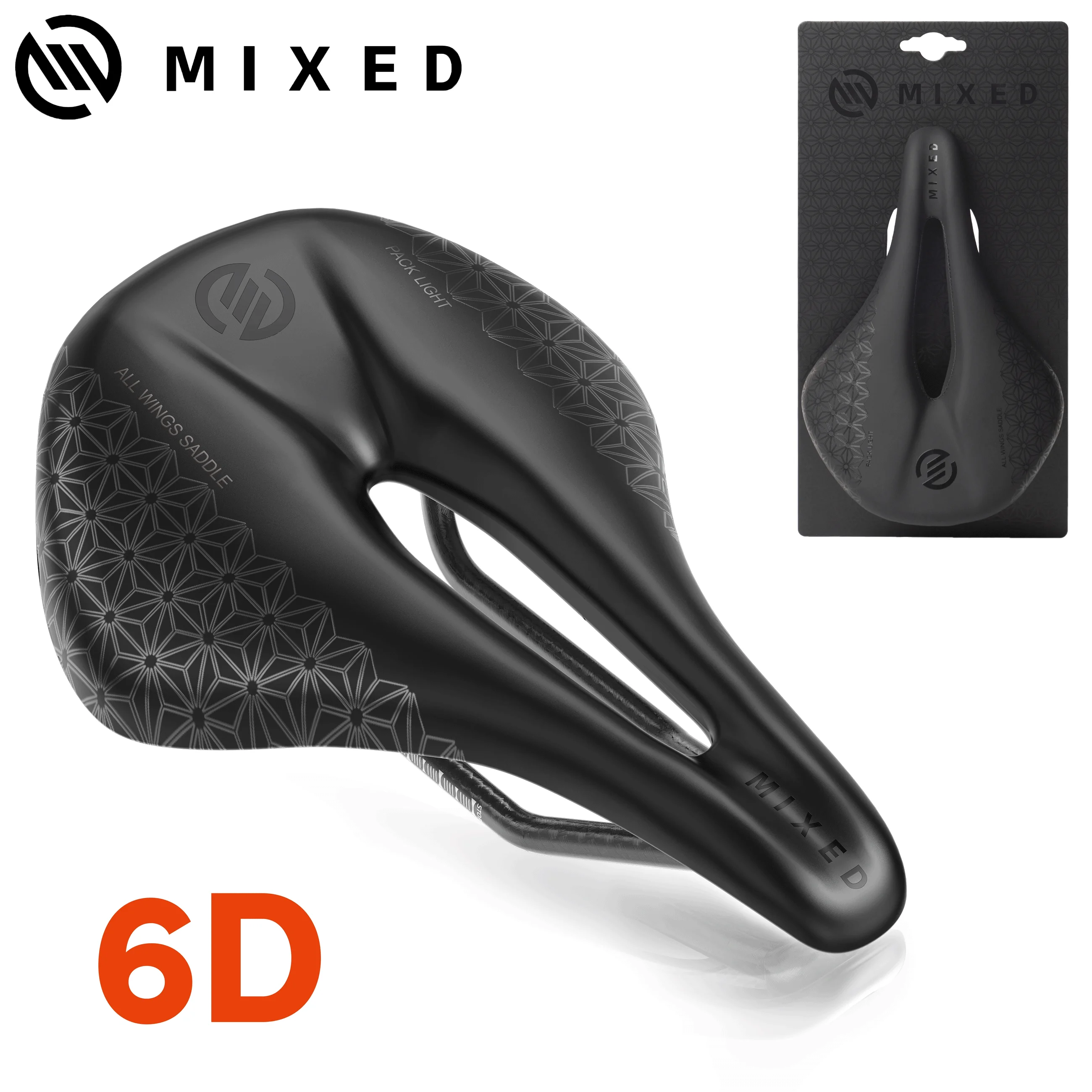 

MIXED Ultra-Light 6D Full Carbon Fiber Shell for Road Bicycle MTB