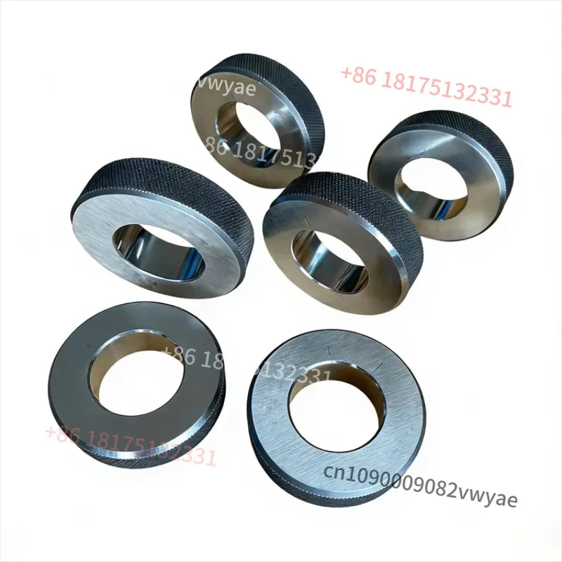 High Accuracy GCr 15 NPT Screw Thread Plug Gauges 0.01mm Inner Hole Measurement 20 Degree 1/2