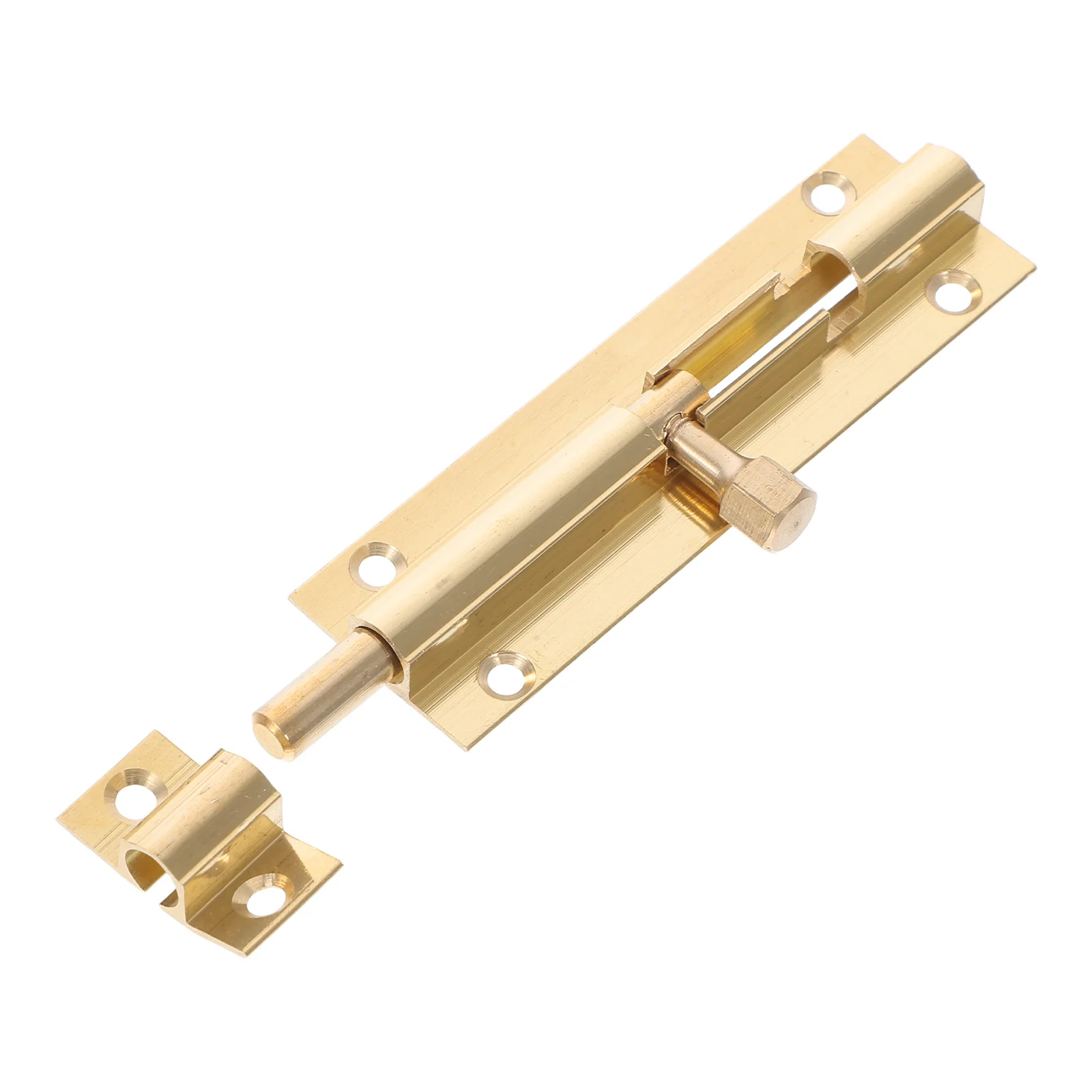 

Retro Copper Door Latch Vintage Style Bolt Lock for Wood Doors Windows Easy Install Home Security Decor Slide Door Bolts