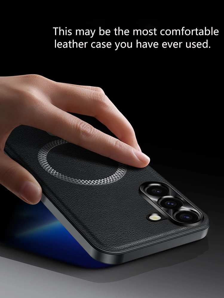 For Samsung Galaxy S25 S24 Ultra Case PU + TPU Back Cover Galaxy S23 S22 Plus Phone Case For Samsung S24 S21 FE 5G  Luxury Cover - náhled 3