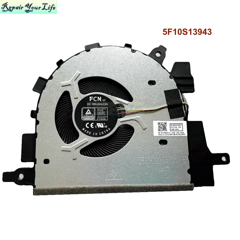 

Laptop CPU Cooling Fan for Lenovo IdeaPad 3i Gen 6(15'') 3-15ITL6 3-15ALC6 3-15ADA6 5F10S13943 Cooler Fans Radiator New Genuine