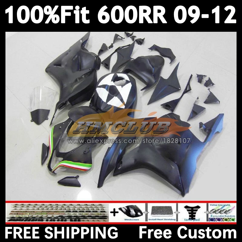 Injection For HONDA CBR 600 RR 600RR CBR600 CC RR F5 61No.53 CBR600RR 09 10 11 12 600CC 2009 2010 2011 matte black 2012 Fairing