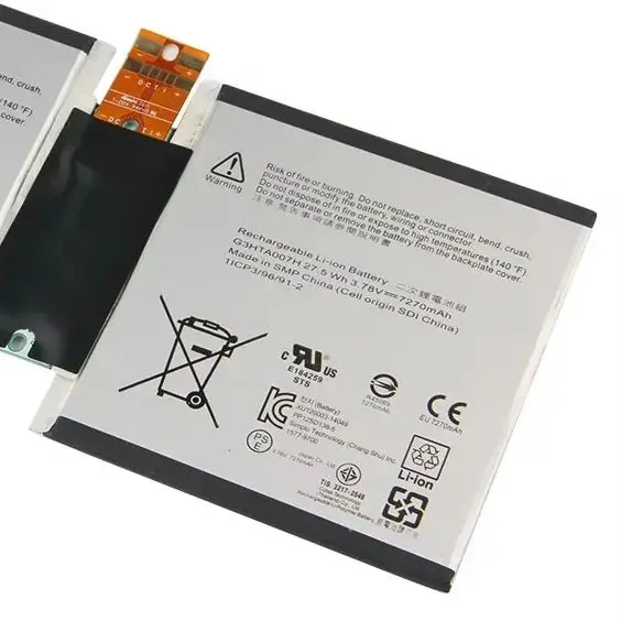 

New Battery For Microsoft Surface 3 1645 Surface3 G3HTA003H G3HTA004H G3HTA007H Rechargeable Batteries