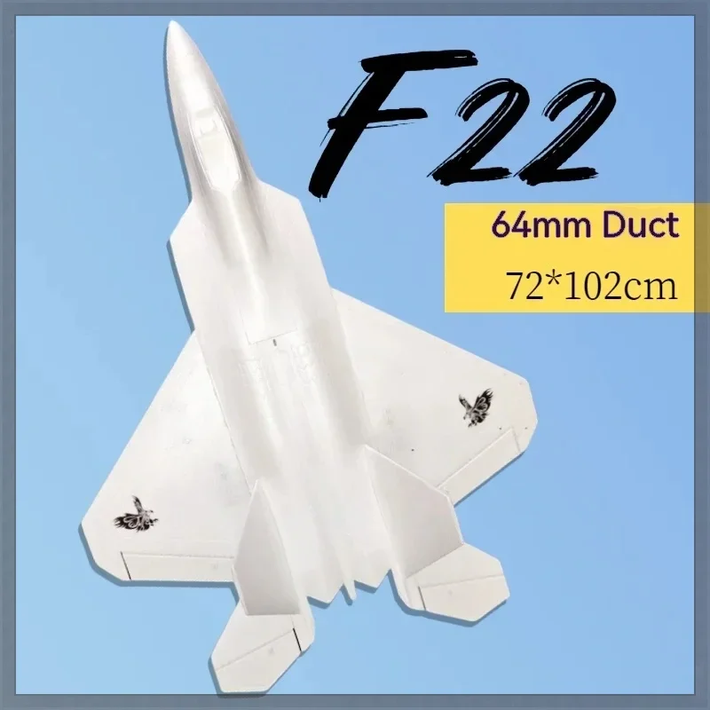 New F22 Raptor Model 64mm Bypass Epo eachine Electric Fixed Wing Drop Resistant Remote Control Aircraft Fighter Outdoor Toy