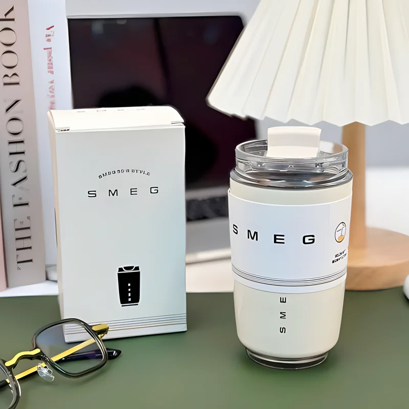 SMEG 240ML Coffee Mug Portable Thermal Insulation Cup Tumbler Thermos Water Bottle Travel Stainless Steel Car Vacuum Flasks Kett