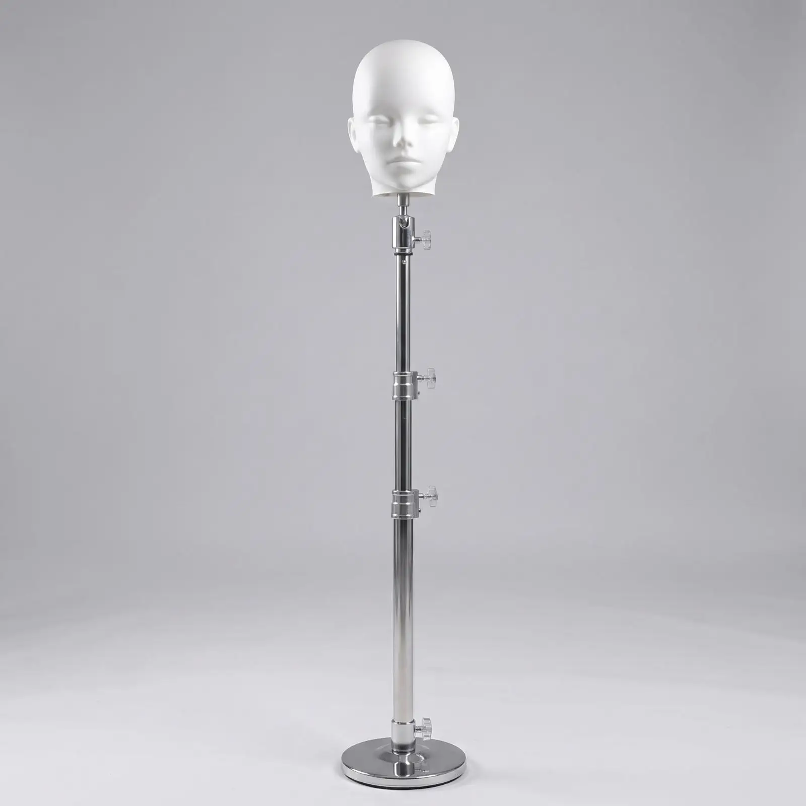 Anime-Style Bald Mannequin Head for Cosplayers
