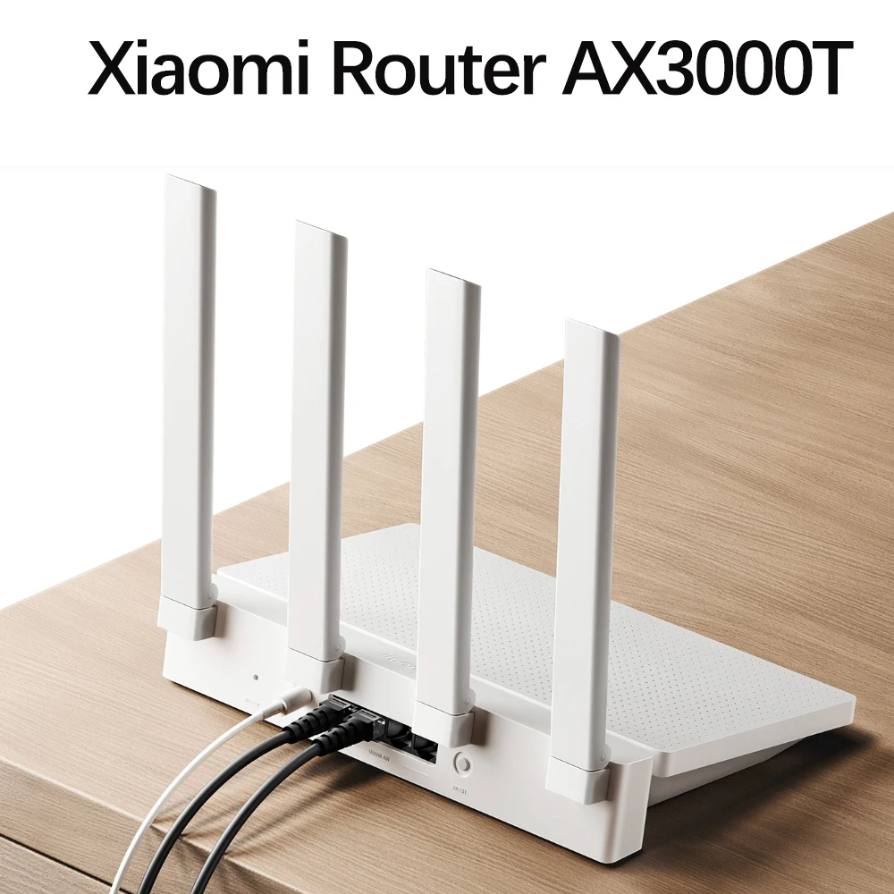 Xiaomi Router AX3000T WiFi 6 Mesh Technology 2.4GHz 5GHz MiWiFi ROM Efficient Wall Penetration Protection WiFi Router Repeater