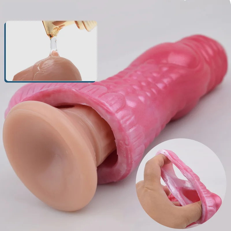 Horse/Dragon/Dog Fantasy Penis Sleeve Silicone Animal Extender Cock Enlargement Delay Ejaculation Anal Sex Toys For Men Condom