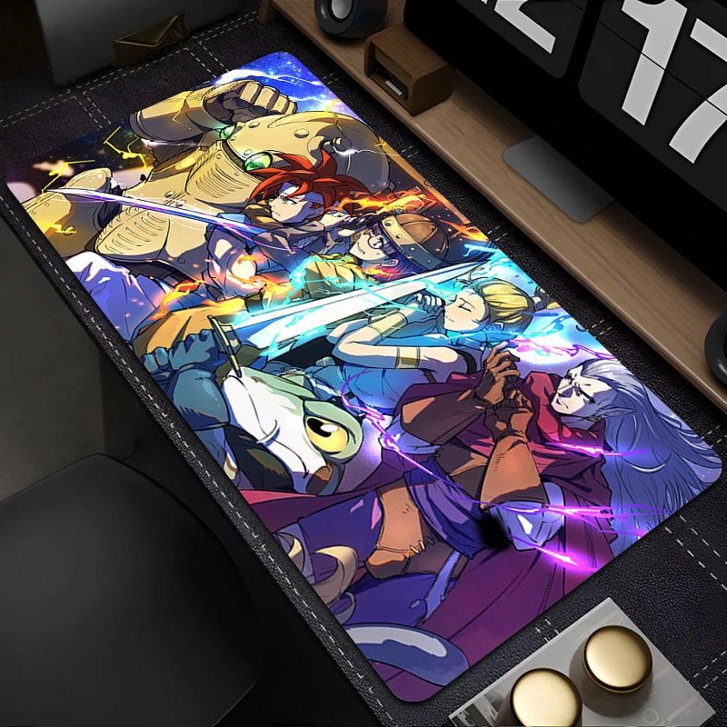 لوحة ماوس للكمبيوتر المحمول Pixel Art HD Print Anime Mousepad PC C-chrono Trigger Gamer لوحة المفاتيح ملحقات ألعاب الكمبيوتر حصيرة مكتبية #6