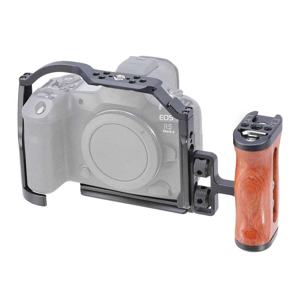FOTGA Camera Cage For Canon EOS R5 Mark II Portable Quick Release DSLR Photography Accessories Tempered Screen Protector Cage