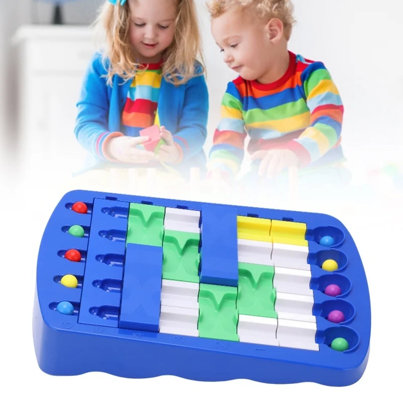 Children Logical Maze Ball Bead Route Training Puzzle Brain Educational Board Game Toy For Ages 3+