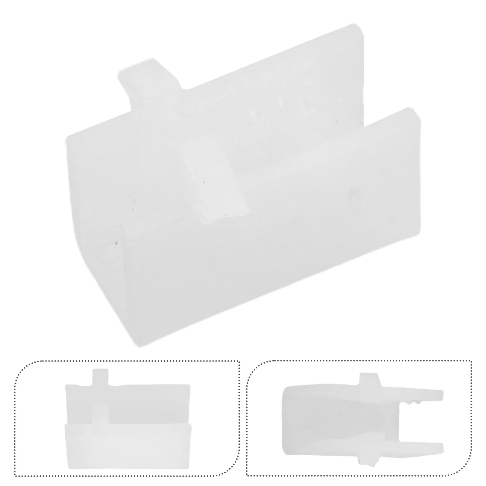 

20Pcs Aesthetic Plastic Shelf Clips Simple Design for Organized Workspace Easy Install Support 4Mm Brackets for Shelves