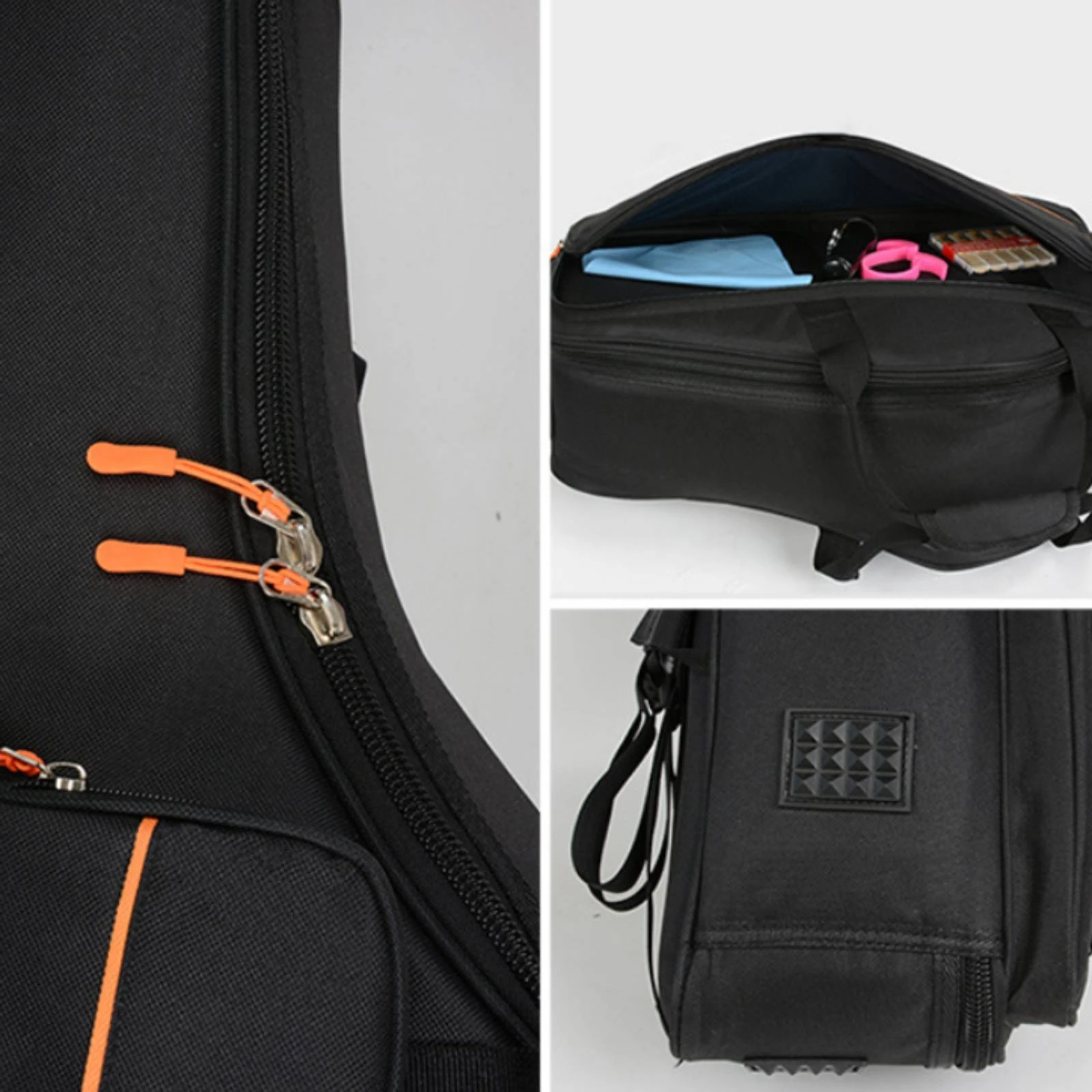 Tenor Sax Backpack Case Lightweight Tenor Sax Gig Bag Padded Saxophone Case Rigid Instrument Storage Reinforced Stitching