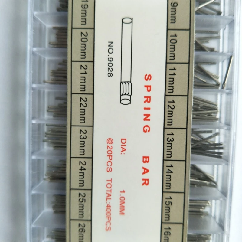 Watch accessories, strap to strap connection, needle box, flower branch insertion, tungsten steel strap connection shaft