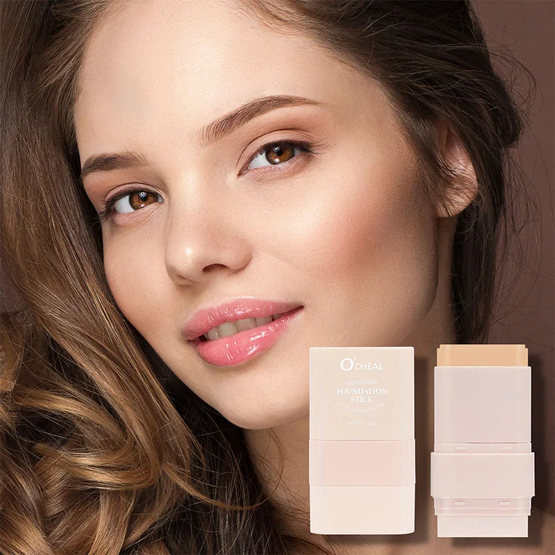 Nawilżający podkład w sztyfcie - wodoodporny korektor, lekka krycia, różne kolory, trwała formuła