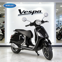 WELLY 1/12 Vespa GTS Super 2020 Die Cast Motorcycle Model Toy Vehicle Collection Autobike Off Road Autocycle Toys Car