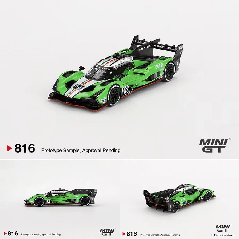 

**Предпродажа**MINIGT 816 1:64 SC63 2024 IMSA Коллекция литых моделей автомобилей, игрушки