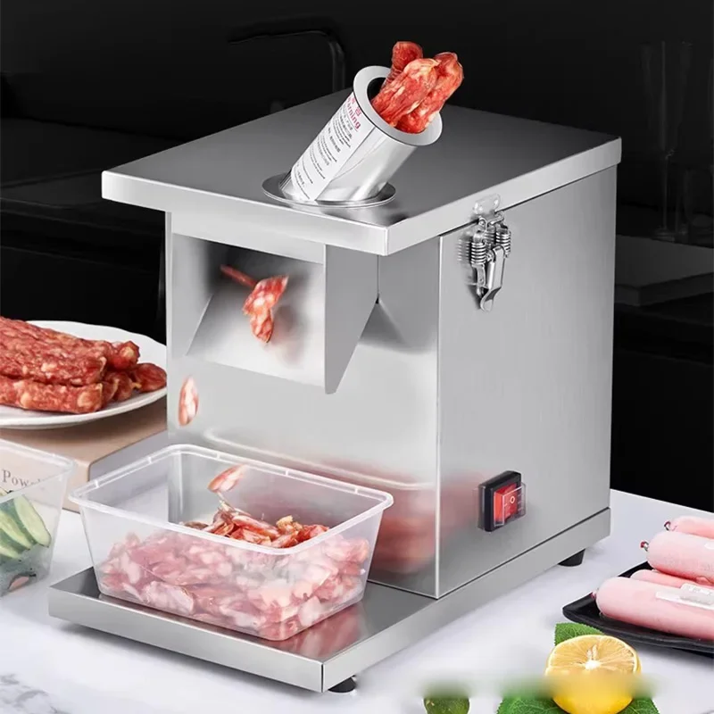 #GP-860 Electric Vegetable Dicer, Stainless Steel Fruit Slicer/Julienner, Sausage Dicer, Food Processor, Carbon Steel Blades