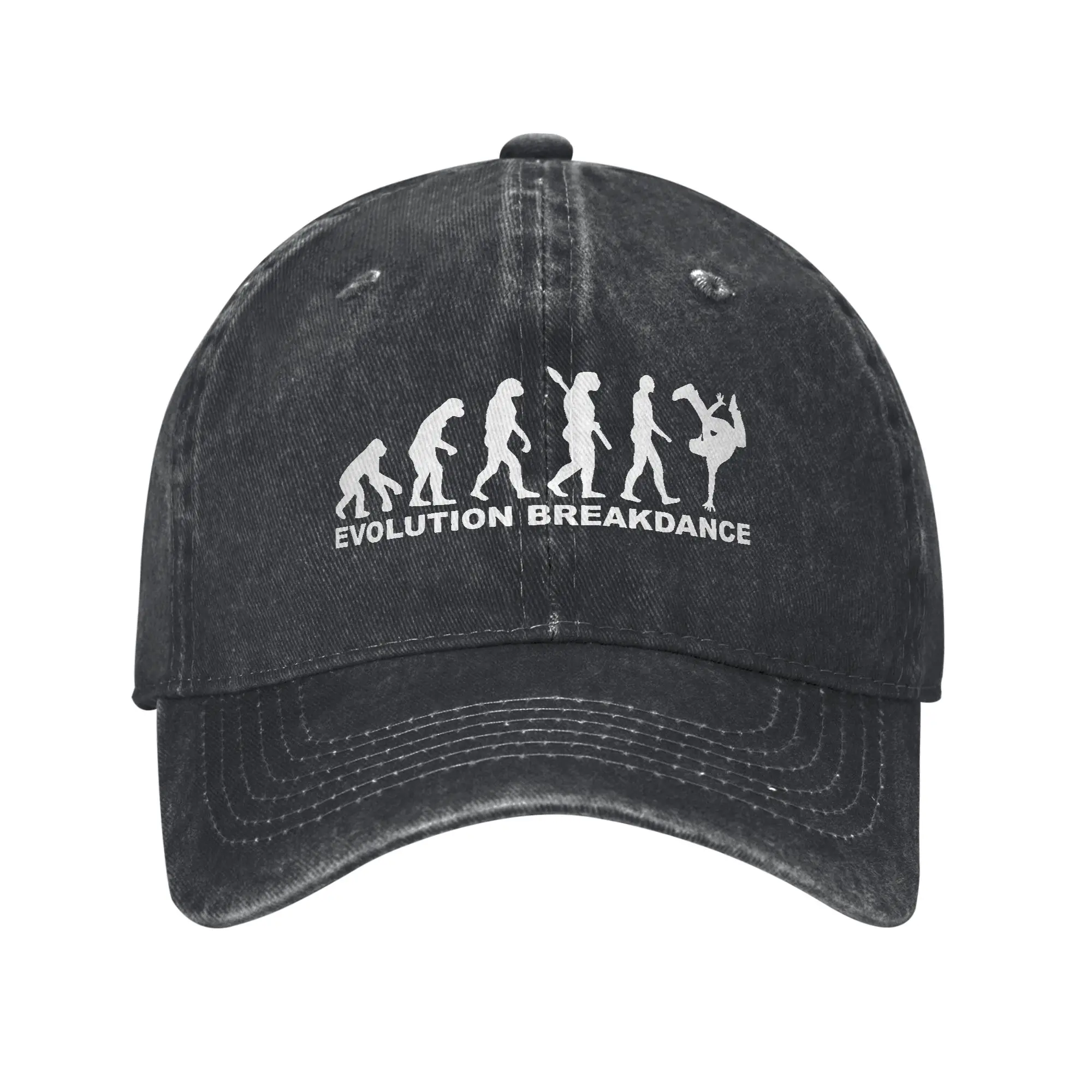 Summer Breakdance Evolution Baseball Cap Sun Washed Trucker Hat Unisex Men y2k Cool Outdoor Sport Baseball Caps