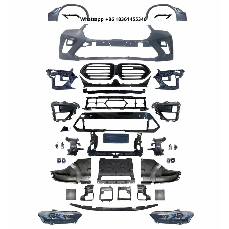 

For X6 GO6 New and Old 2024 X6M F96 LCI Car Bumper Accessories Body Kit Suitable