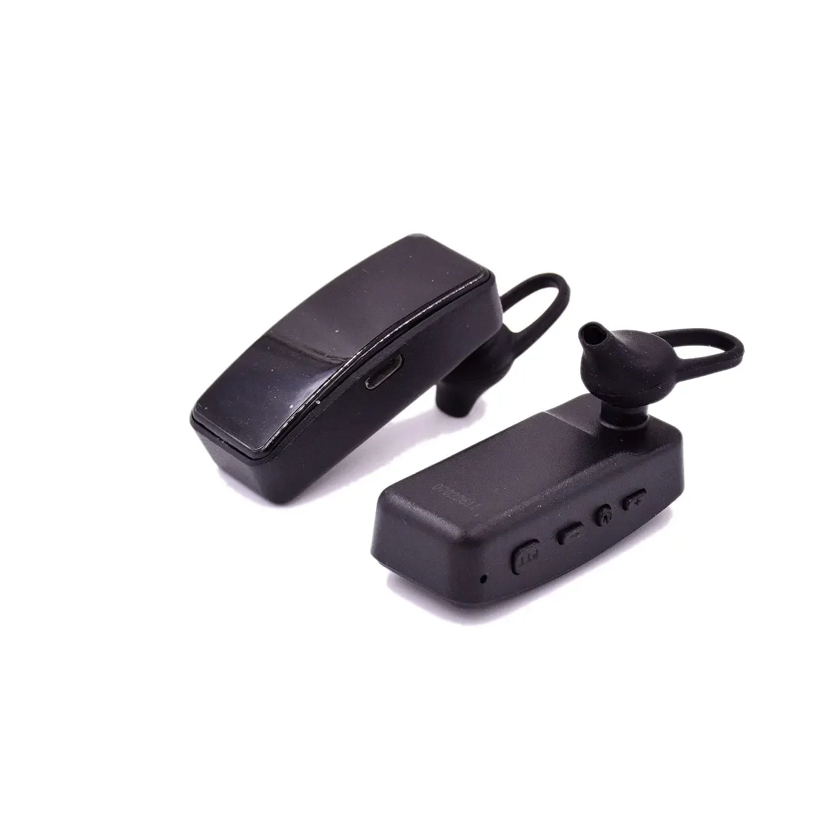 2X Mini In-ear Walkie Talkie UHF 400-480MHz 0.5W Portable Two Way Radio Earpiece Headset for Hotel Salon Restaurant Hospital