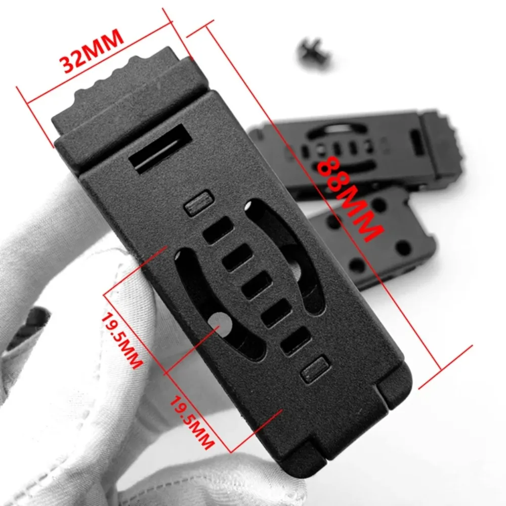 3 Colors KYDEX Sheath Back Waist Clip Multi-purpose Carry Belt Clip DIY Replacement Accessory For Knife Scabbard Holster