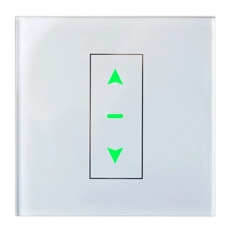 

ABLL-Touch Button Switch Connected Electric Curtains Blinds Roller Shutter Compatible For Alexa Google Home