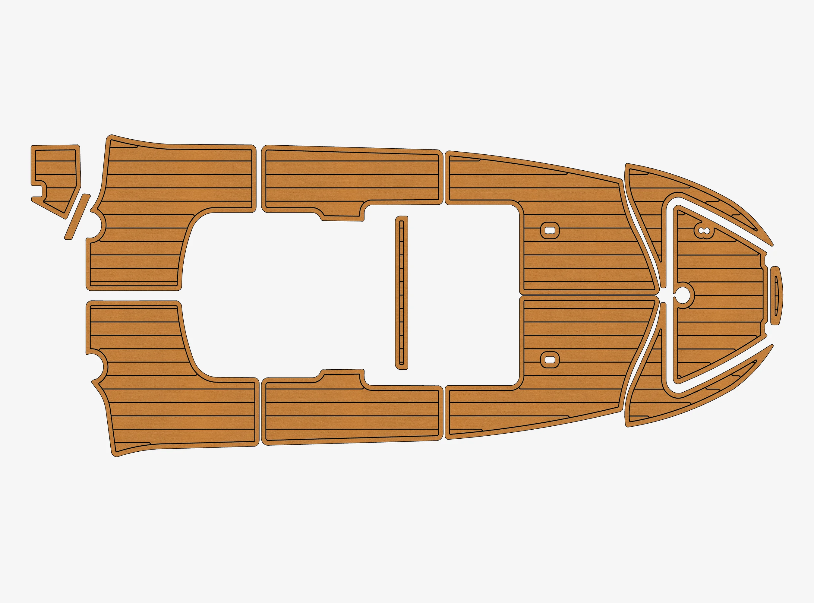 

Морской коврик Seaswirl Striper WA 2301 2005 года, 1/4 дюйма (6 мм), из ЭВА-пены, нескользящий, с покрытием из ПВХ под тик, для палубы, аналог Seadek Aqua, для морского пола