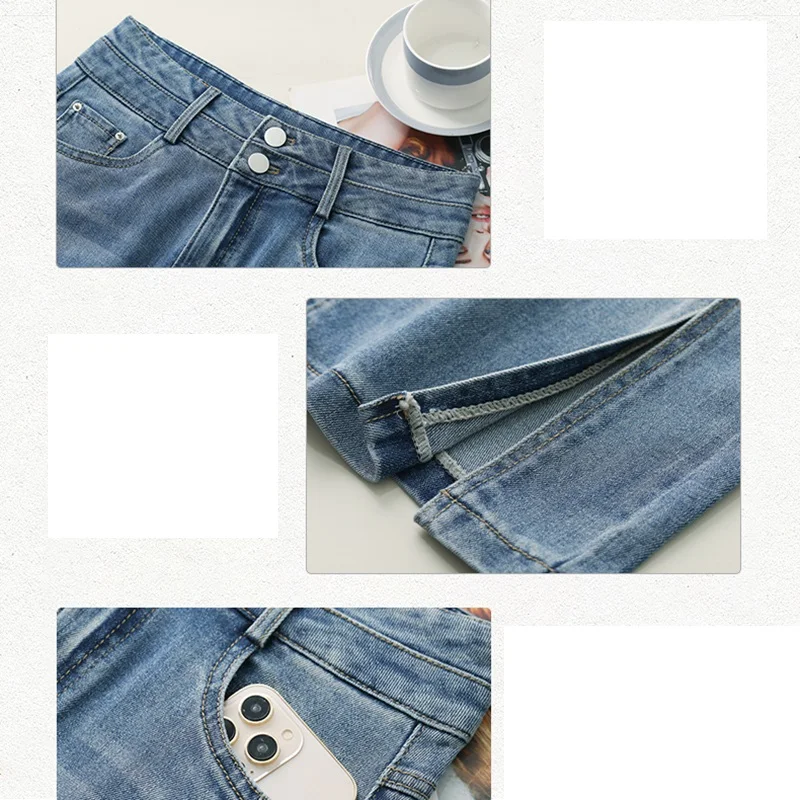 Guofeng fivela denim saia feminina verão nova divisão novo chinês bordado hip em forma de saia de comprimento médio saia jeans vintage