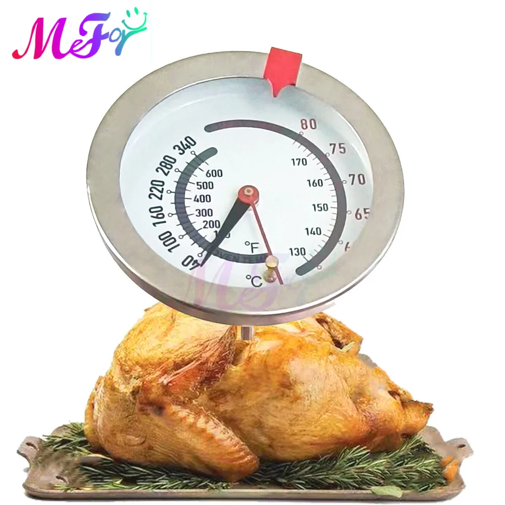 Tragbarer Grillofen, gebratene Ente, 72 mm langes Thermometer, Innenbereich, Lebensmittel, Kochen, Fleisch, Temperaturtest, Holzkohlegrill-Werkzeuge