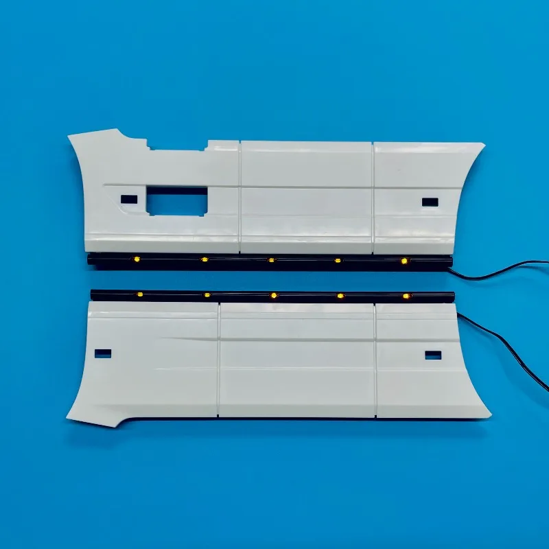 Tablero de falda lateral LED, luz inferior, tablero PCB, luz para camión volquete Tamiya RC 1/14 Volvo FH16XL 750 4X2 56375, piezas de coche de juguete