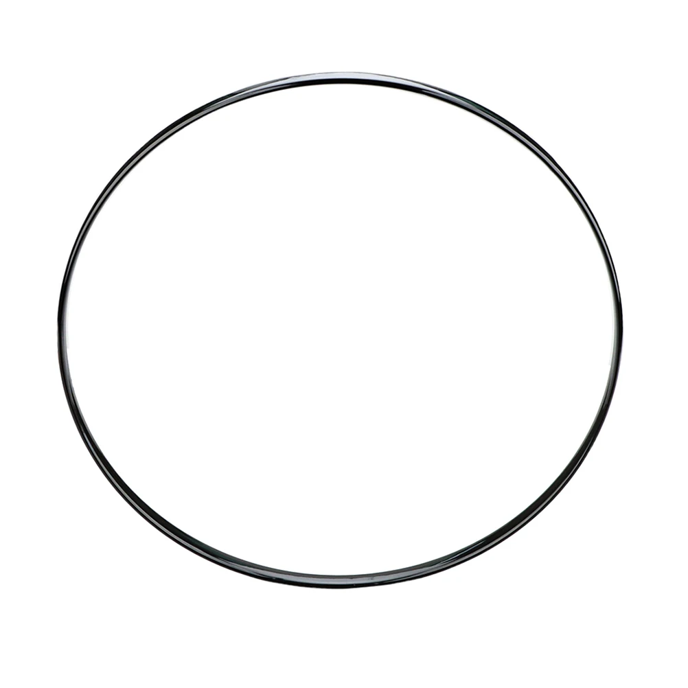 

Black Drum Hoop 12.58 Inch Durable Rubber Percussion Equipment Parts Drum Rim Replacement for Stability Percussion Hardware