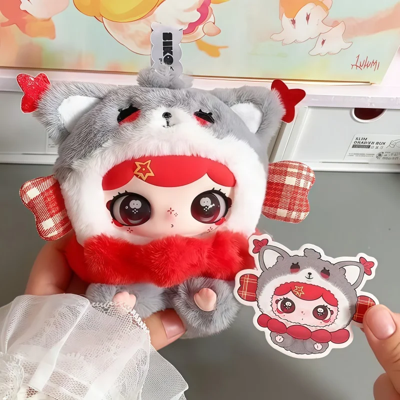 Lulumi السفر في سحابة سلسلة صندوق أعمى Kawaii أفخم الفينيل دمى المفاتيح مفاجأة صندوق غامض أنيمي حلية هدية عيد ميلاد #4