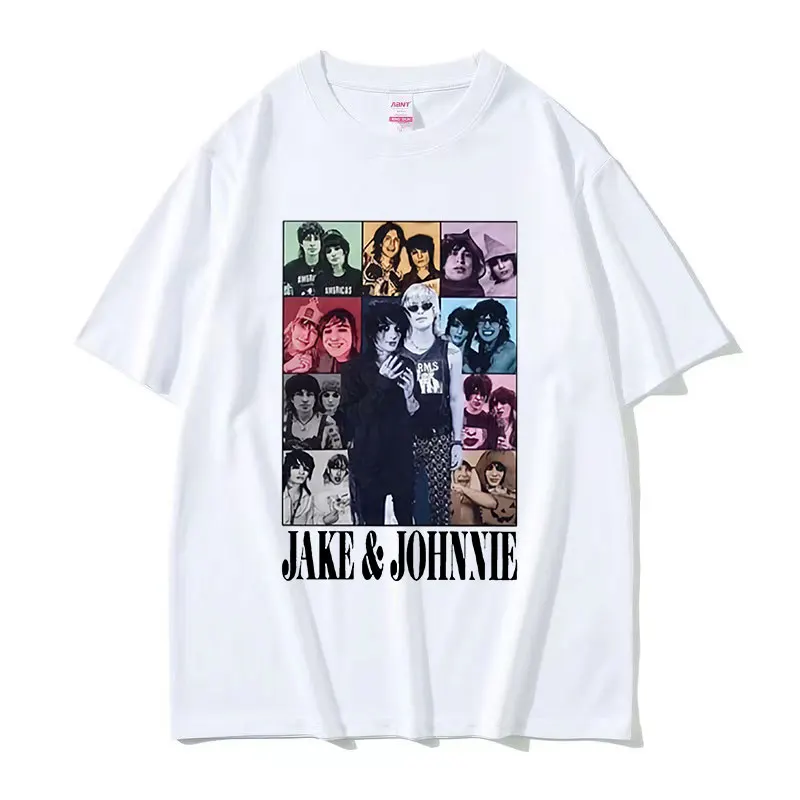 2024 Jake Webber Tour Graphic Tee Shirt Men Women Retro Fashion High Quality T-shirt Casual Oversized Cotton T Shirts Streetwear