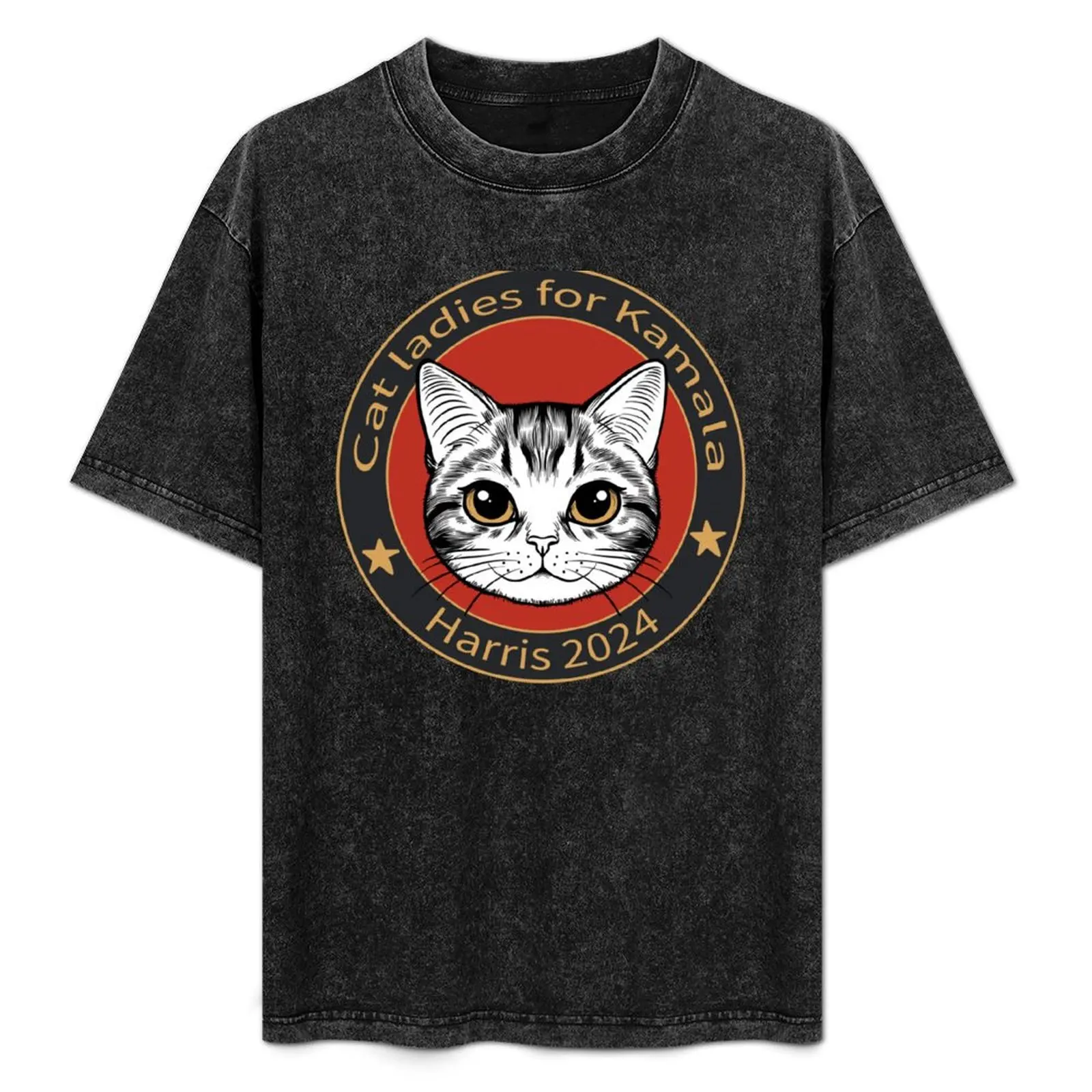 

Cat Ladies For Kamala T-Shirt anime t shirts quick-drying fitted t shirts for men