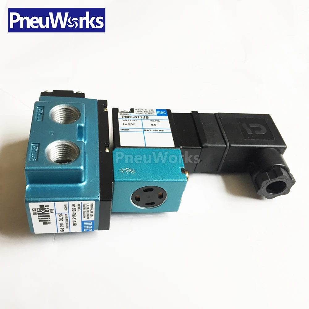 916B-PM-611JB Direct Pilot Operated Solenoid Valve for Pneumatic System