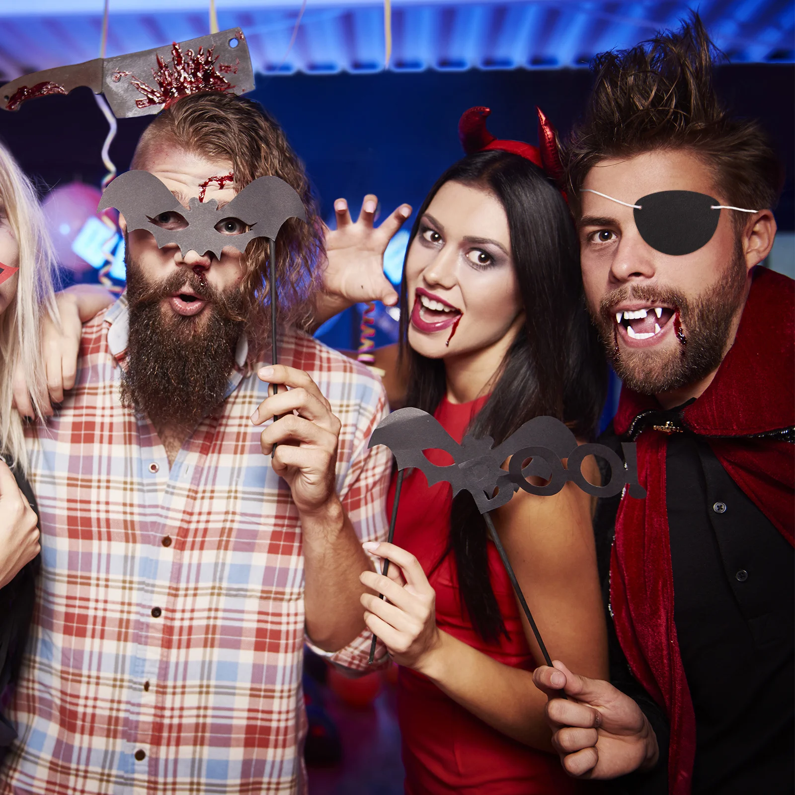 10 Uds parche en el ojo de pirata cómodo transpirable Halloween Cosplay recuerdo de fiesta decoración de mascarada recuerdos de fiesta de pirata