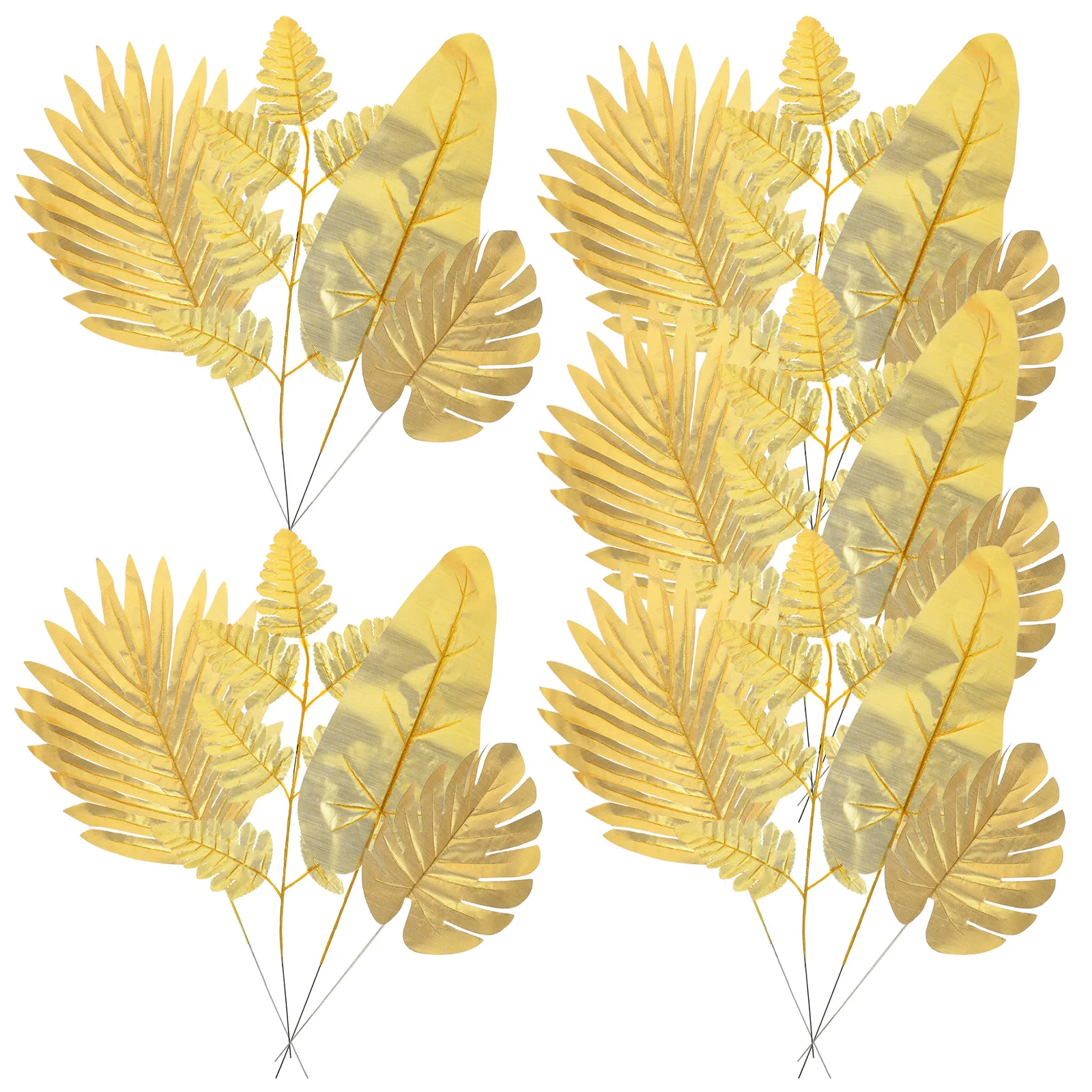

20pcs DIY Craft Tropical Artificial Palm Leaves Tree Palm Tropical Tree Leaves Party Wedding Decors Wedding Party Home Decor