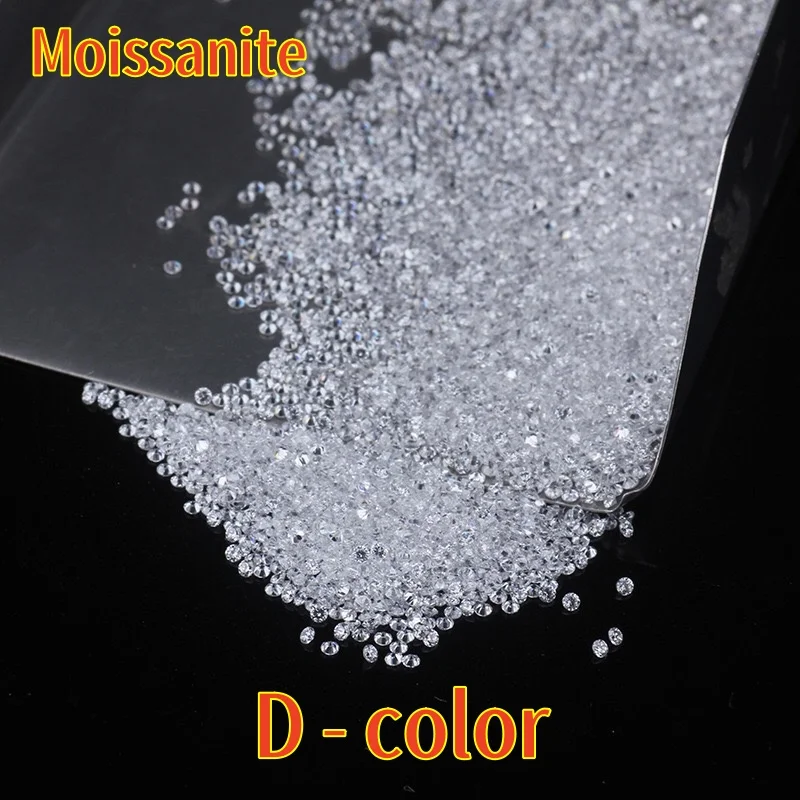 [Premiu White ] Top Belgium Cut Moissanite Stone D Color 0.1ct-30ct Gemstones Lab Grown Diamonds Moissanite Loose Stone with GRA