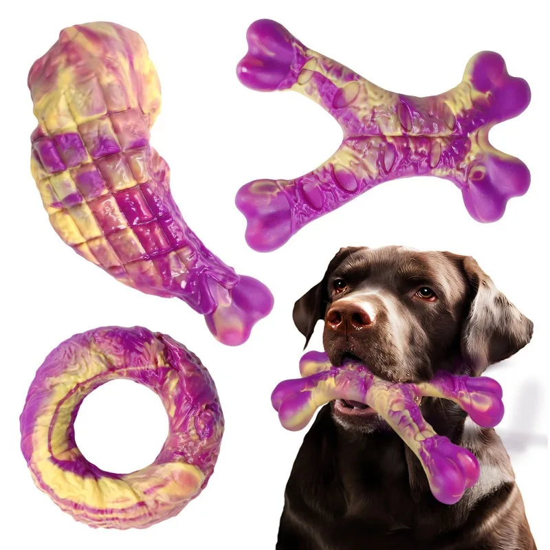 New Upgraded Version Beef‑Flavored Nylon Dog Chew Toy Stress & Anxiety Relief Interactive Play Training gift for Dogs