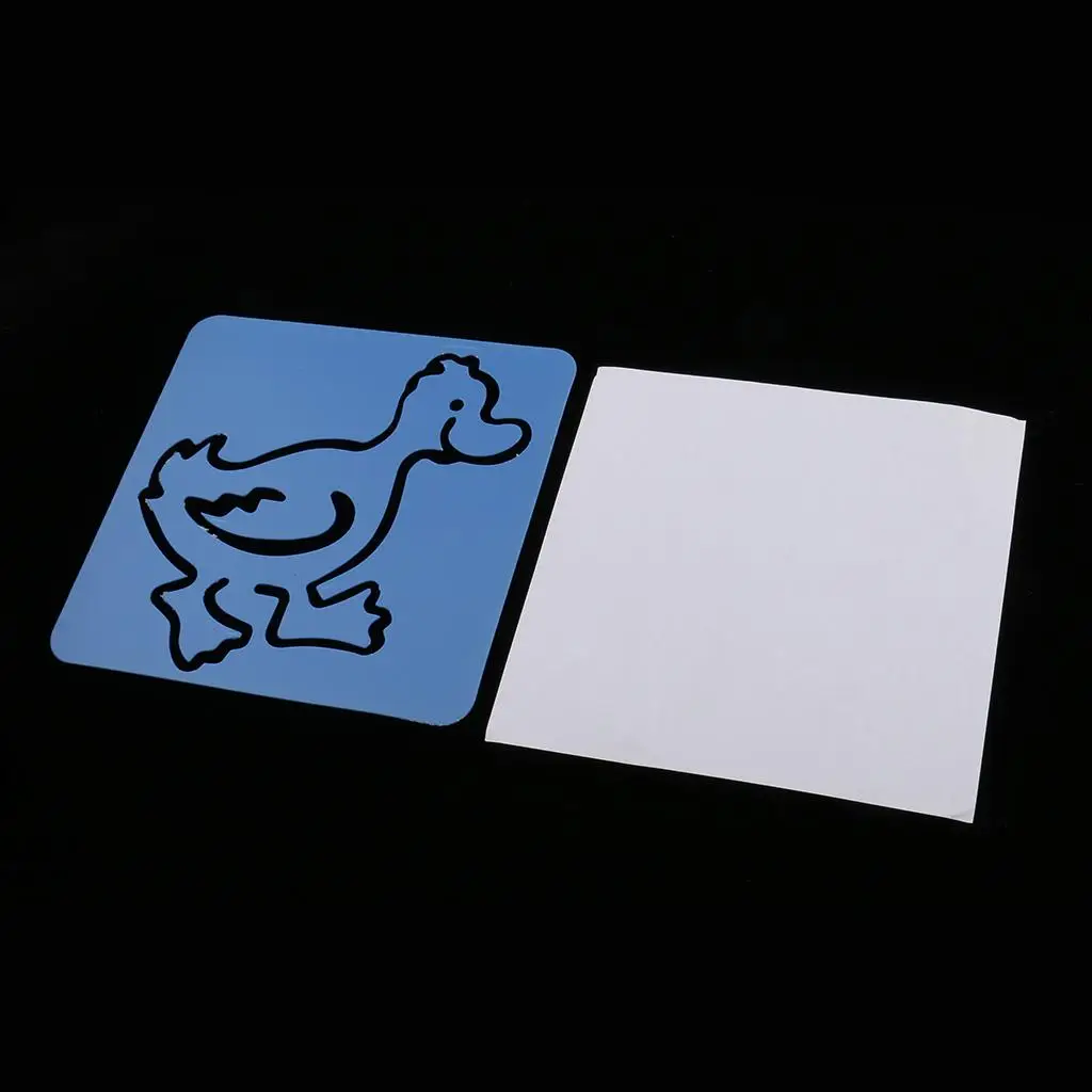 12 Pieces Plastic Ruler Stencils Drawing Templates for Kids Toys Photo Album