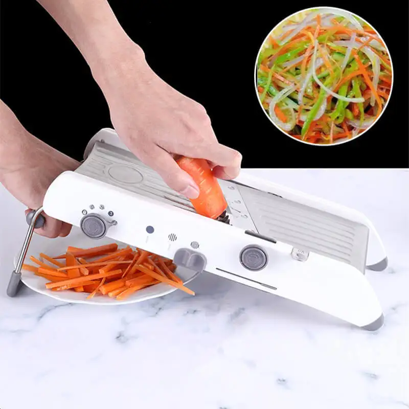 Adjustable Mandoline Slicer Stainless Steel Vegetable Julienner Grater Onion Potato Slicer Cutter