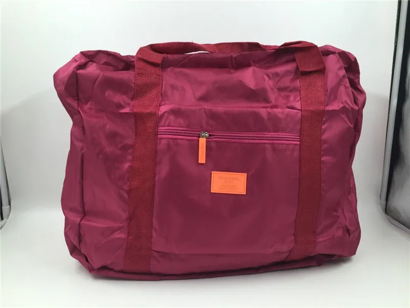 패션 방수 대용량 나일론 접이식 가방 남녀 공용, 여행 가방