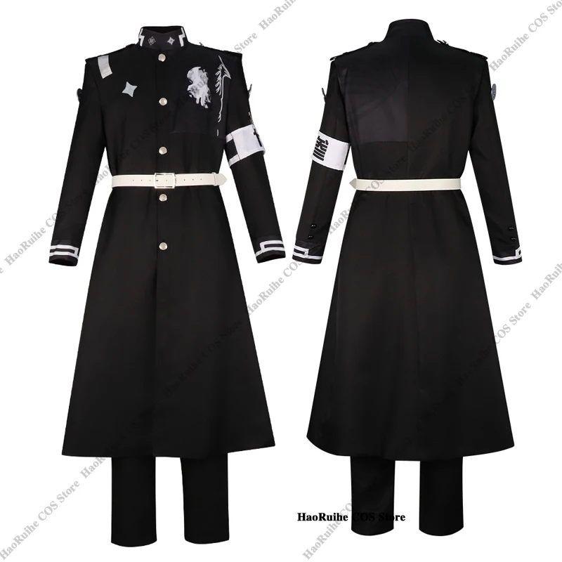 Tsukumo Kako Sizuhara Hiruko conjunto de vestido de abrigo para mujer, traje de disfraz de Cosplay, traje de Halloween de la última Academia de Defensa