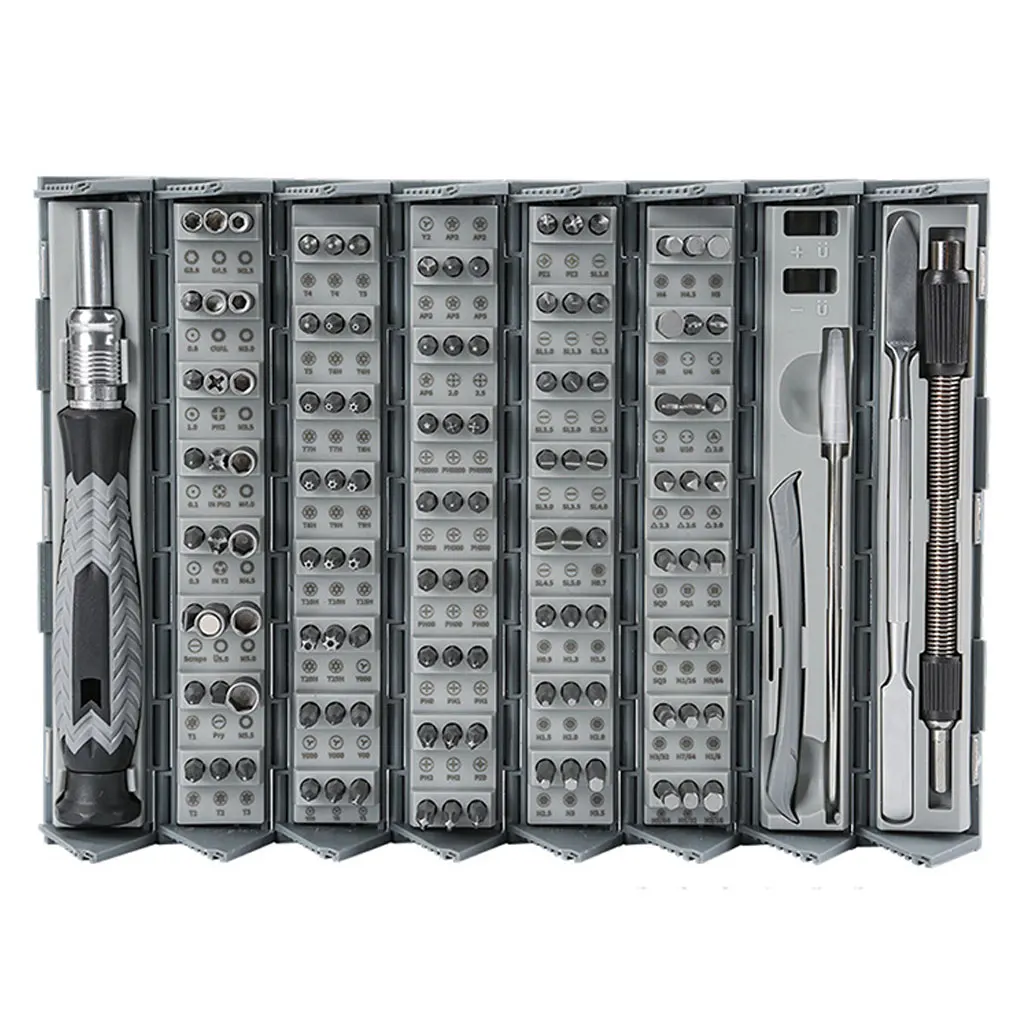 126 In 1 Magnetic Precision Screwdriver Tool Set Versatile Set Suitable For Wide Range Of Electronic Devices Repairs