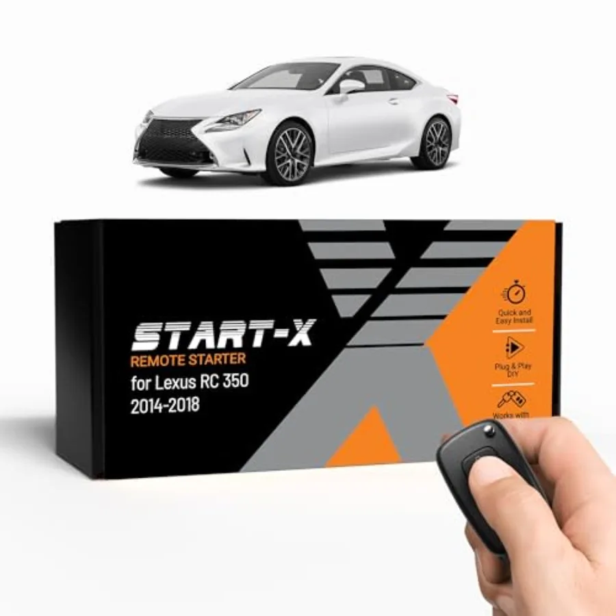 

Remote Starter Kit for Lexus RC 350 2014-2018 RC 300 (2016-2017) Push-to-Start Ignition ABS Plastic Housing Black Plug-and-Play